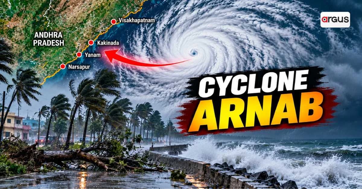 Cyclone Arnab’s Landfall Continues Along Andhra Coast, Says IMD