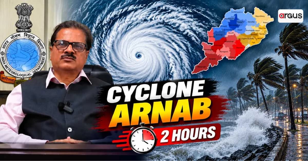 Cyclone Arnab’s Landfall to Take Two More Hours, Says IMD Chief; South Odisha Braces for Heavy Rain