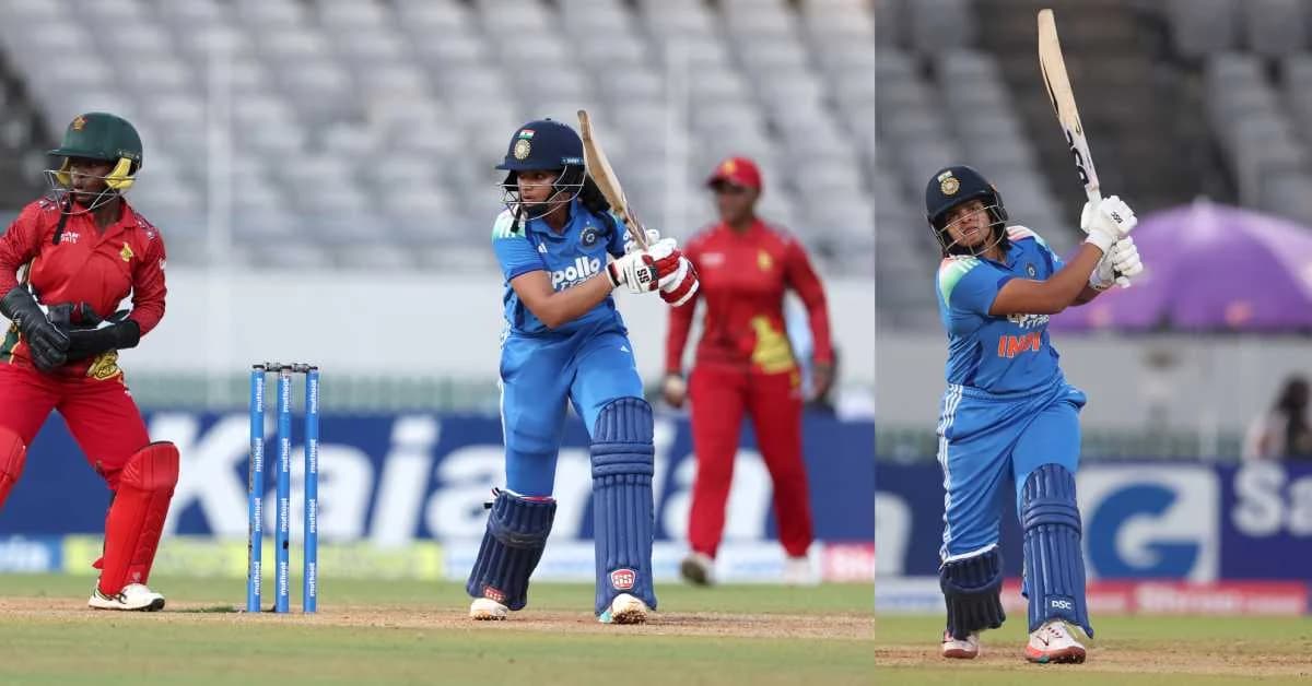 3rd ODI: Shafali Equals Record as India Crush Zimbabwe to Complete 3-0 Sweep