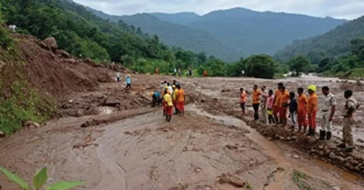 Floods and Landslides Worsen Crisis in Gajapati amid Relentless Rain
