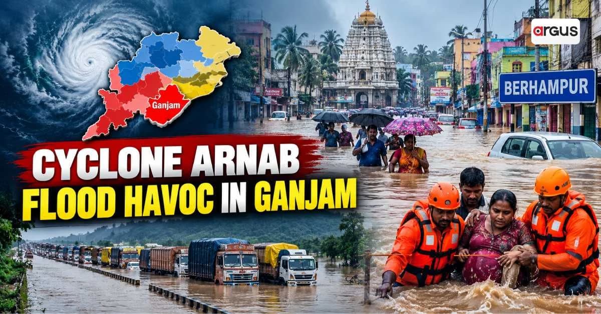 Cyclone Arnab Triggers Flood Havoc in Ganjam; Brahmapur Submerged