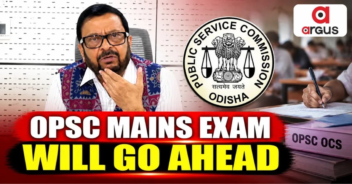 OPSC OCS Main exam will not be postponed despite Ganjam floods, says Suresh Pujari