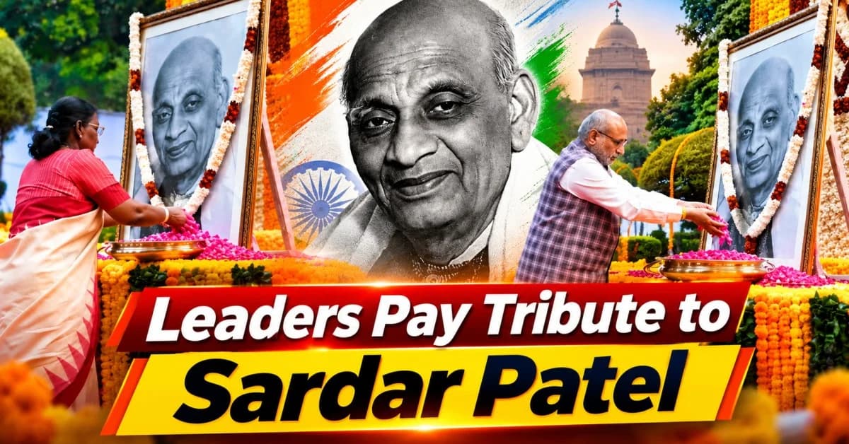 President Murmu, top leaders pay tribute to the 'Iron Man of India'