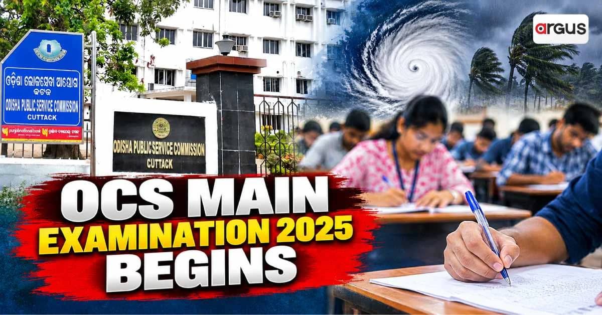 OCS Main Examination 2025 begins across Odisha amid Cyclone Arnab disruptions