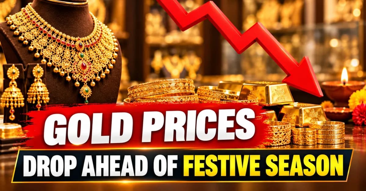 Gold prices see a sharp drop ahead of Dhanteras, Diwali