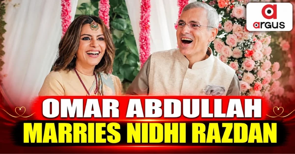 J&K CM Omar Abdullah marries journalist Nidhi Razdan