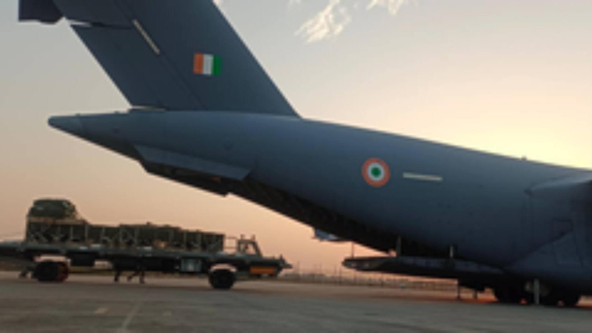 IAF's C-17 aircraft successfully airdrops indigenously built heavy platform