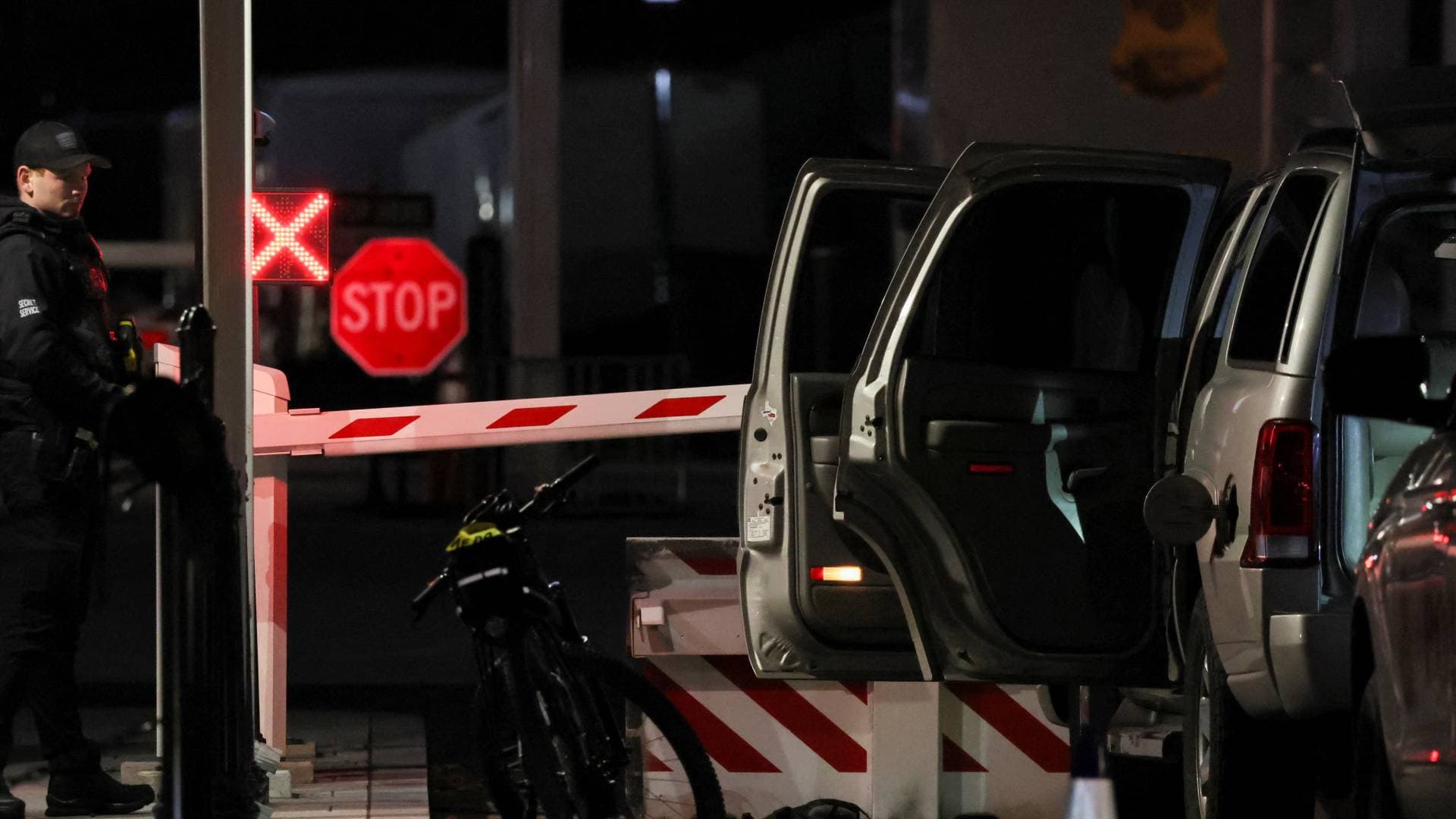 Vehicle Crashes Into White House Exterior Gate