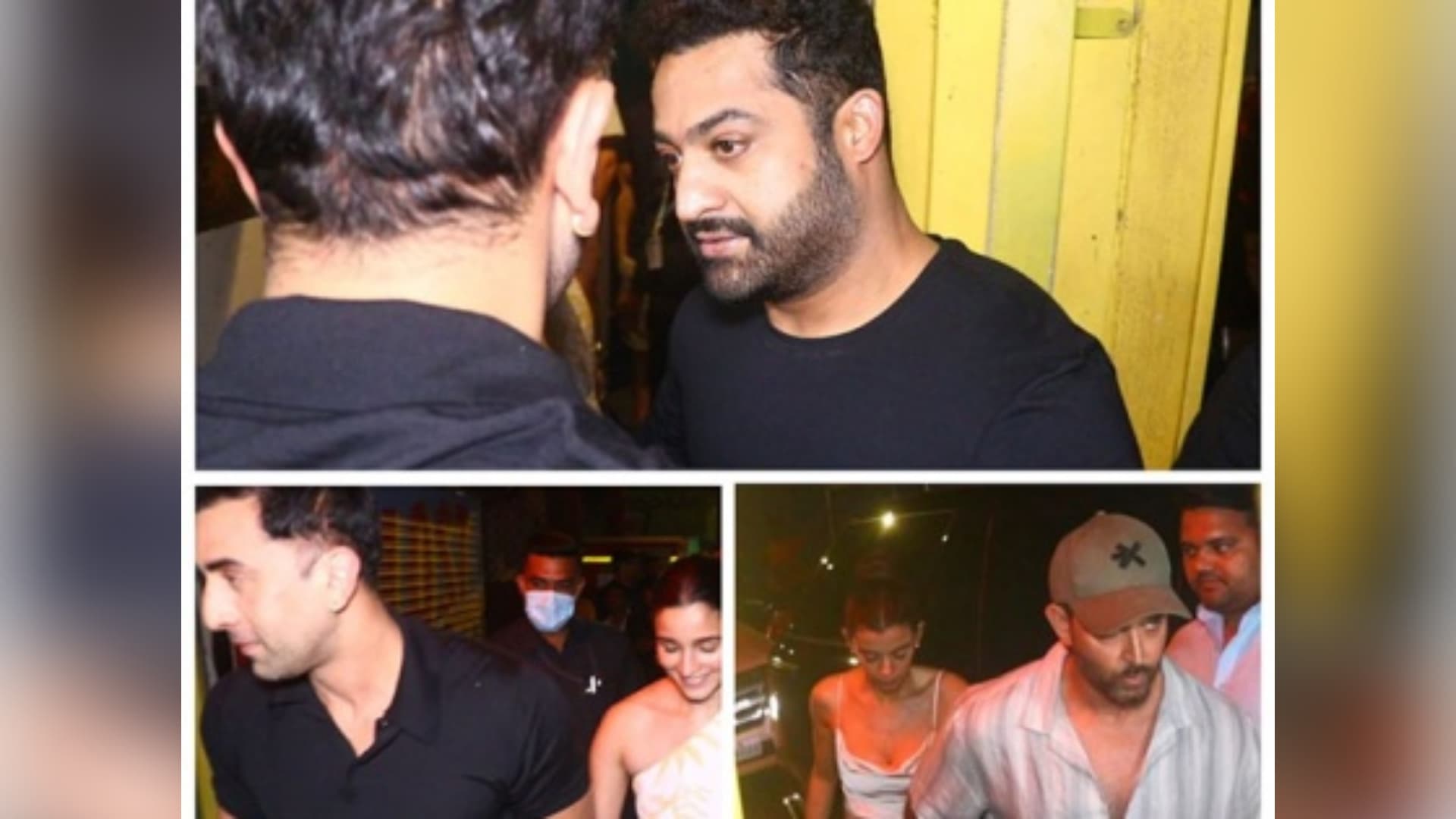 NTR Jr bonds with Ranbir-Alia, Hrithik-Saba over dinner