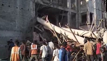 One Killed, Two injured As Under-Construction Building Collapses In Dhenkanal