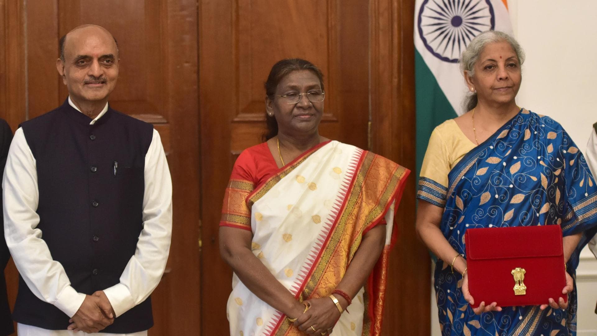 Budget 2024: Sitharaman Calls On President Murmu Before Arrival In Parliament