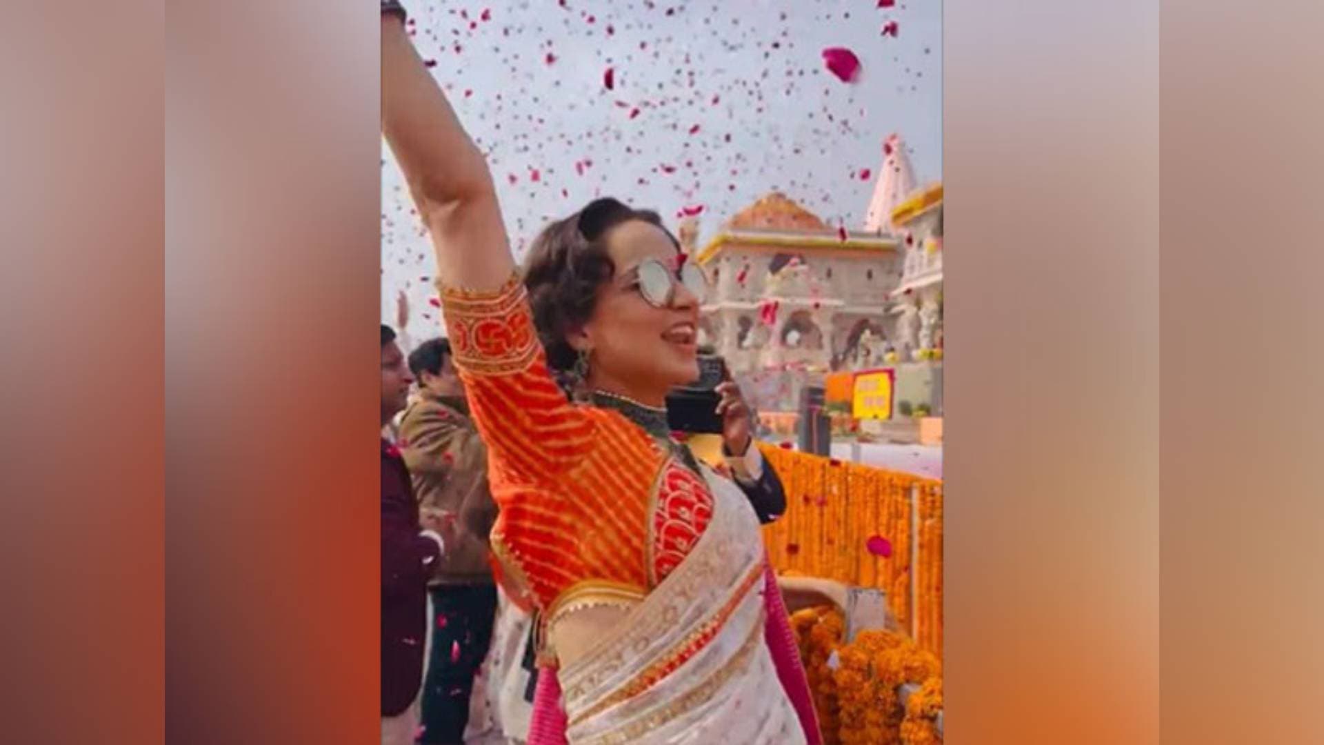 Kangana Chants 'Jai Shri Ram' Loudly While Attending 'Pran Pratishtha' Ceremony