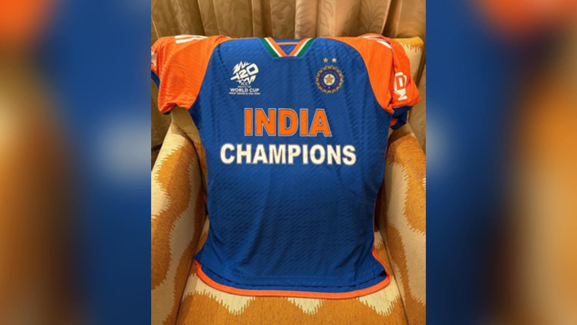 Sanju Samson unveils team India's special felicitation jersey