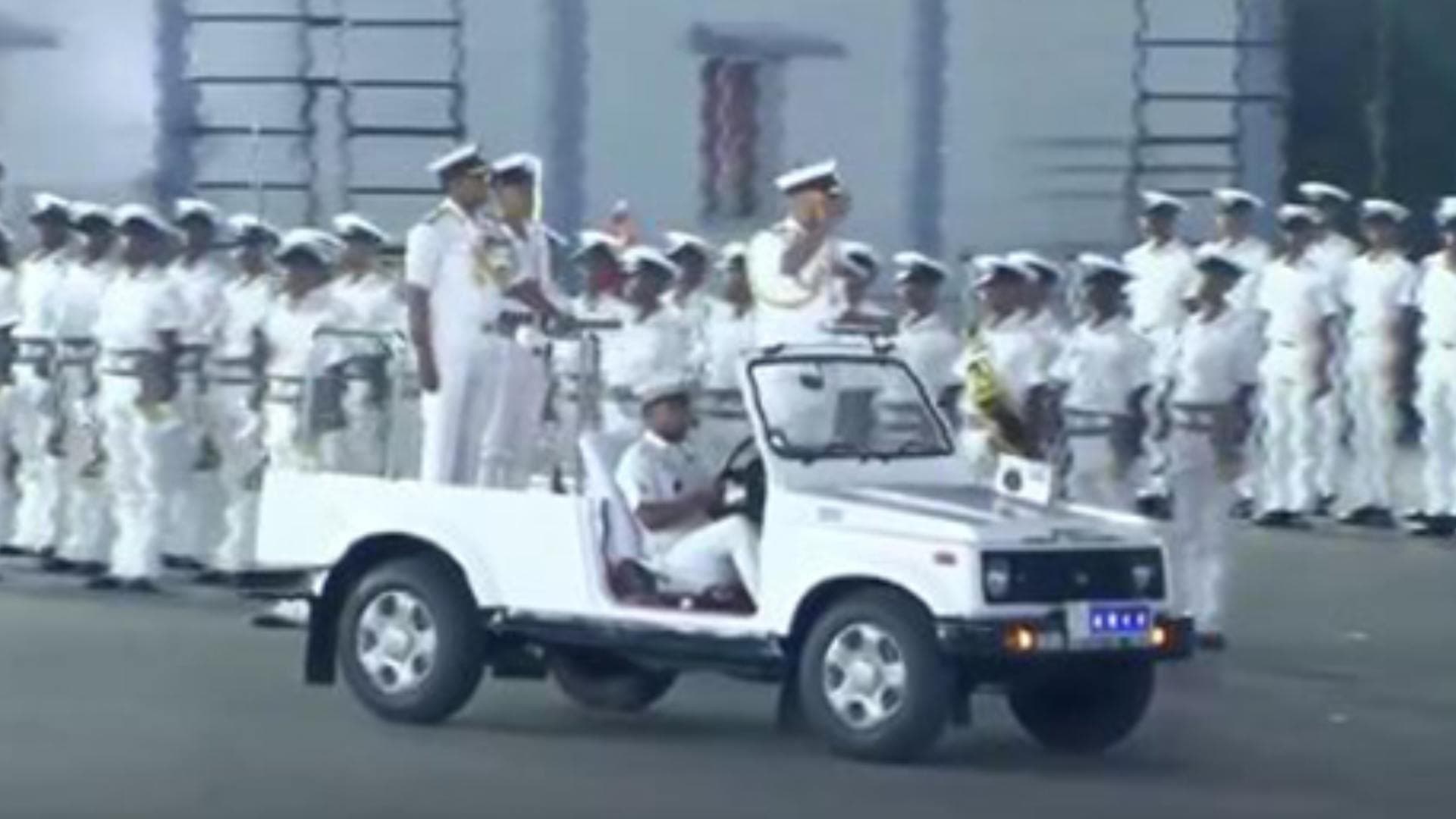 Navy Chief Reviews Passing-Out Parade Of Third Batch Of Agniveers