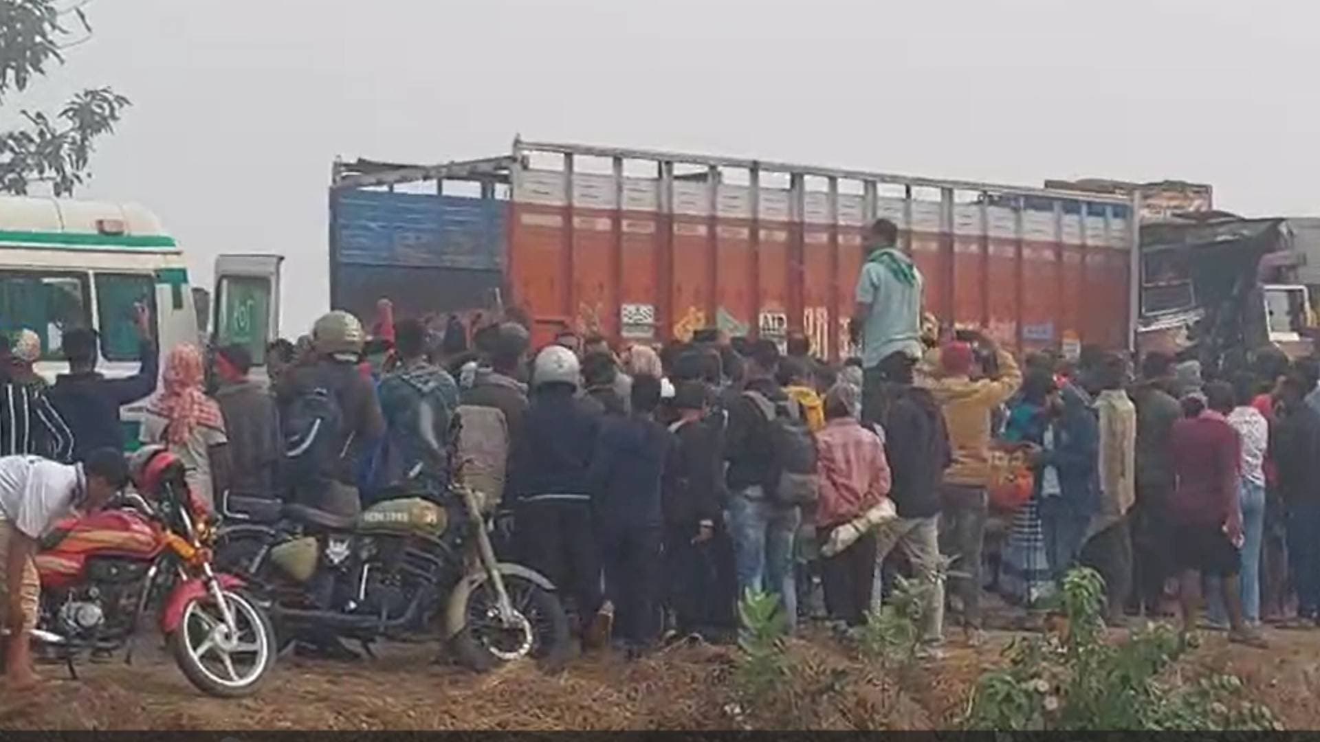 Passenger Bus Rams Into Truck In Cuttack, 2 Killed, More Than 40 Injured