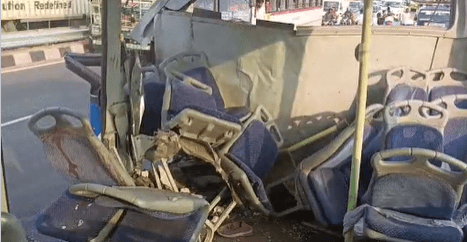 Truck Hits Mo Bus On Cuttack Outskirts; 5 Critical