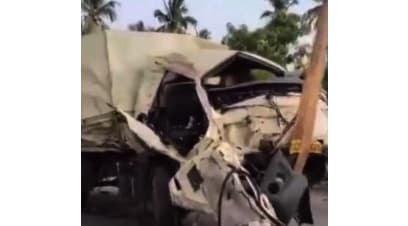 Six killed in truck-DCM van collision in Andhra