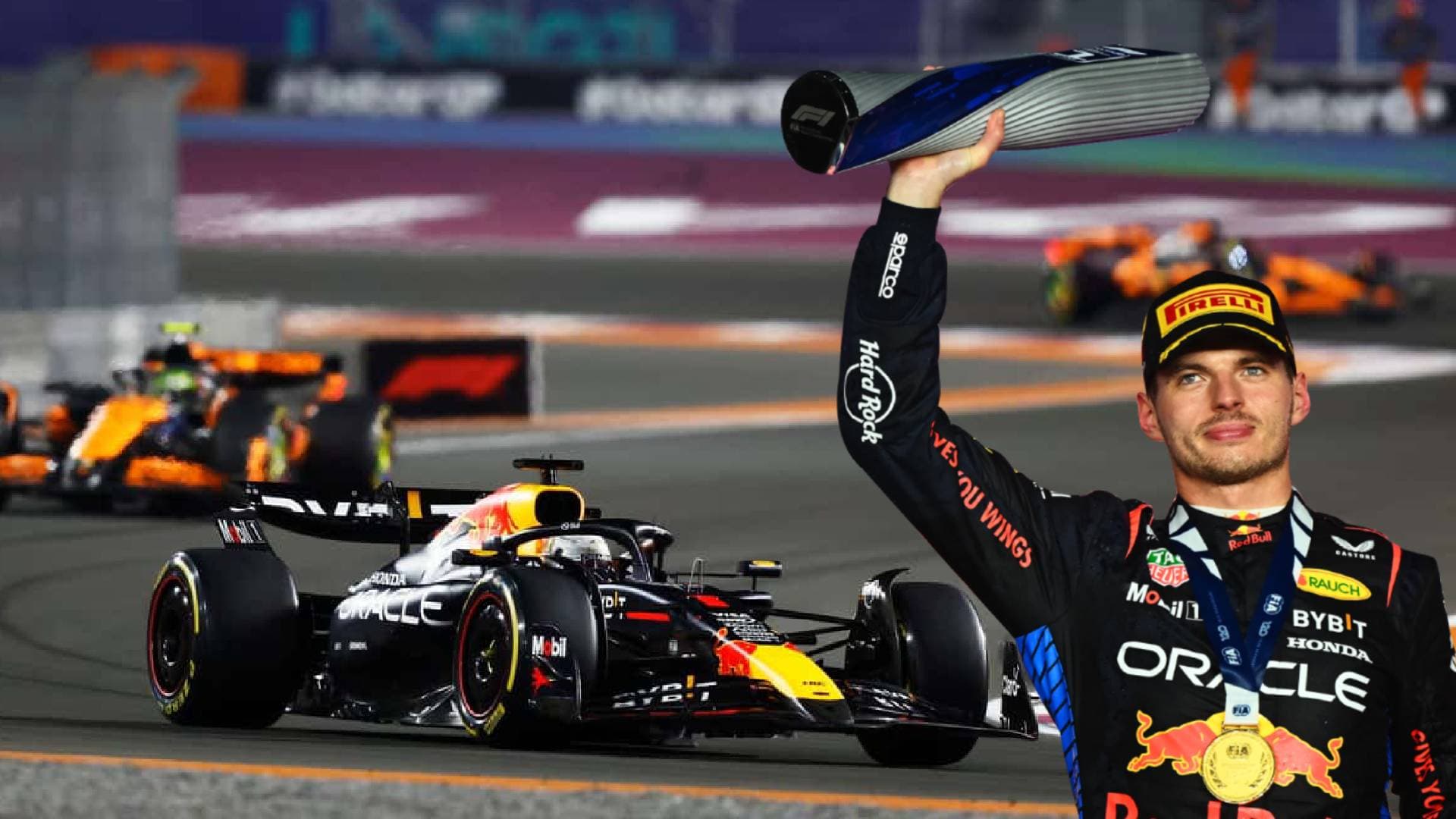 Verstappen Wins Action-Packed Qatar GP Ahead Of Leclerc And Piastri