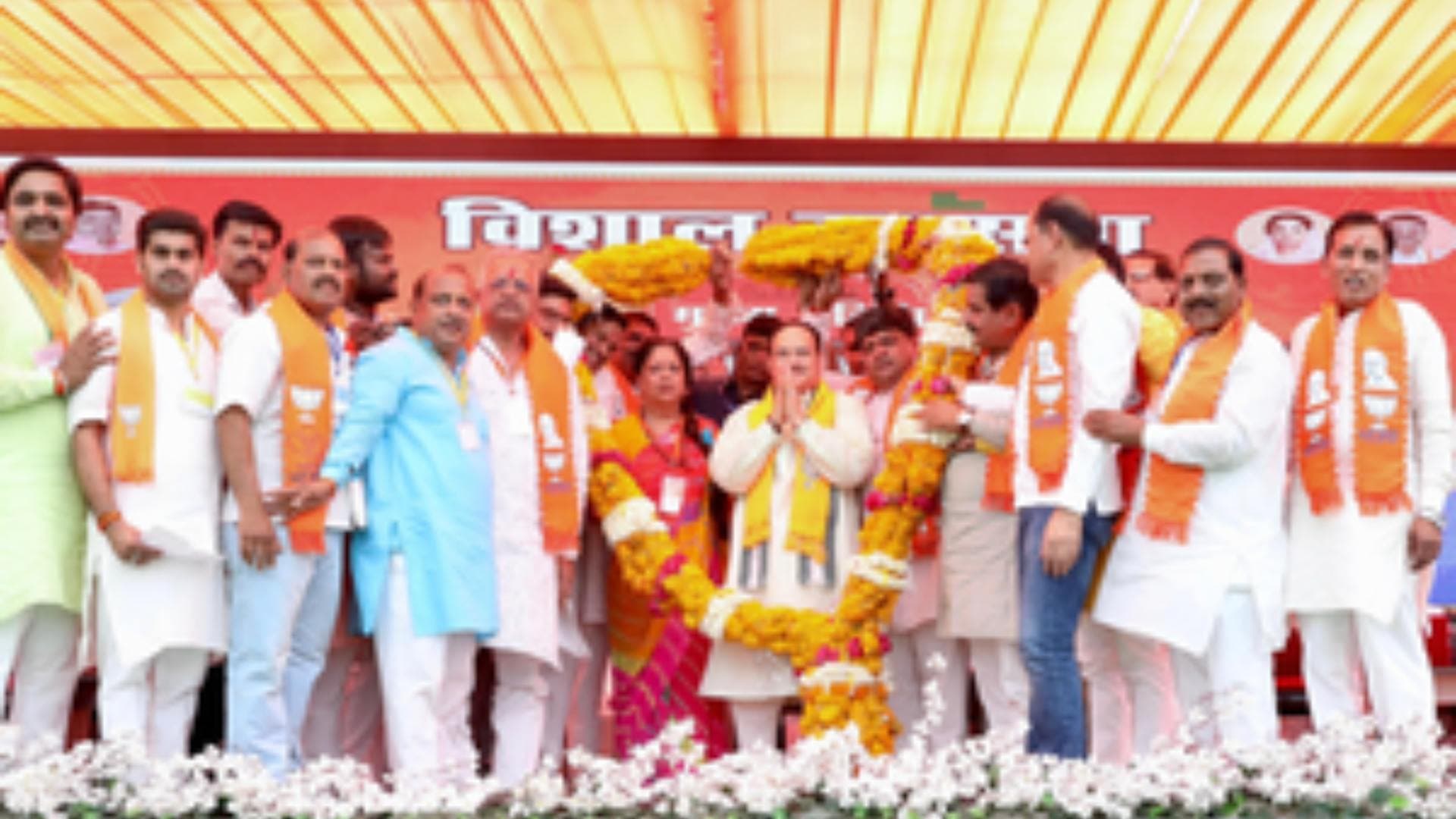 INDIA Bloc Running 'Parivar Bachao Party', Says Nadda In Rajasthan