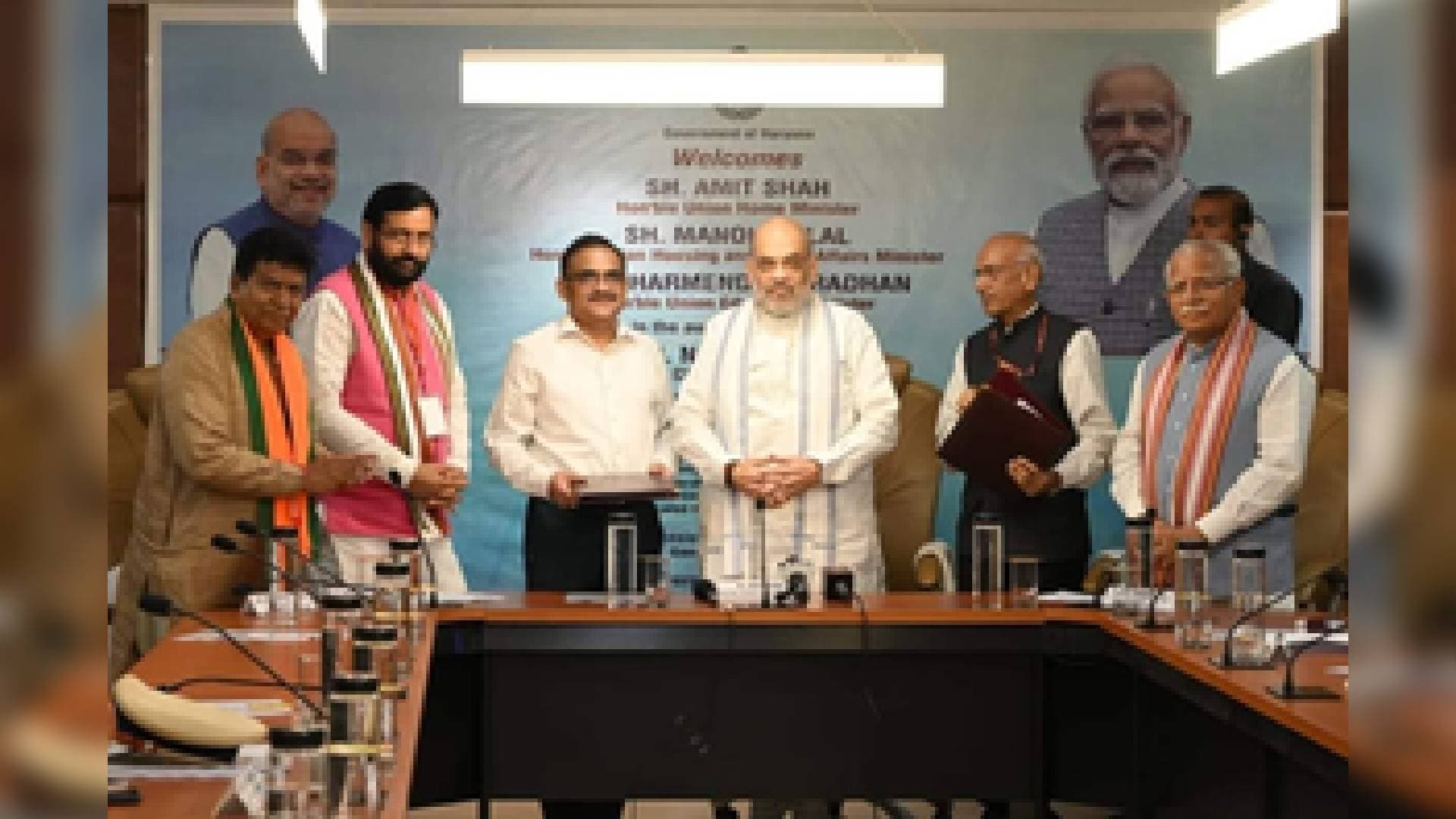 BJP To Contest Haryana Assembly Polls Under CM Saini's Leadership: Amit Shah