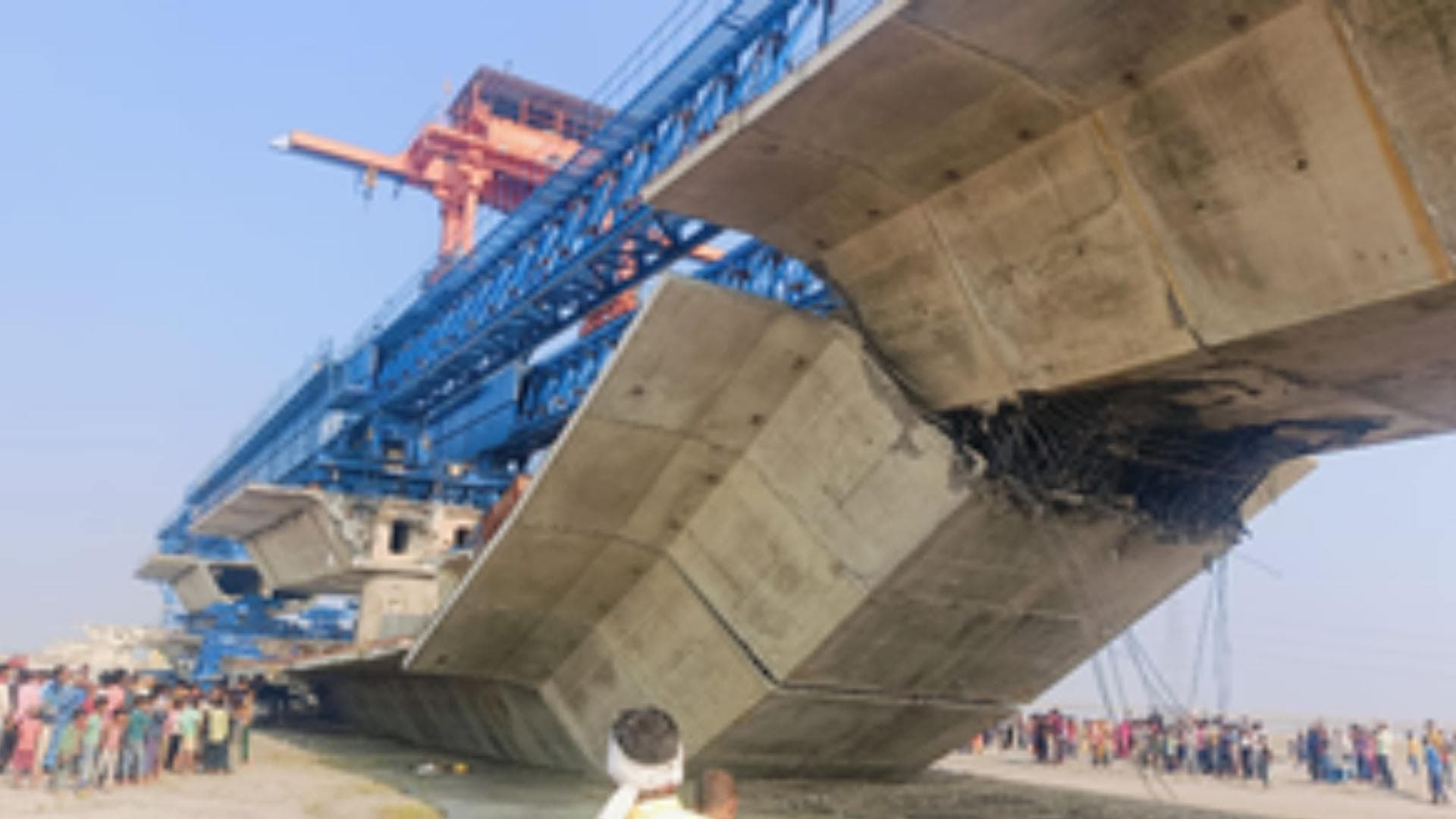 One Killed As Portion Of Under-Construction Bridge Collapses In Bihar