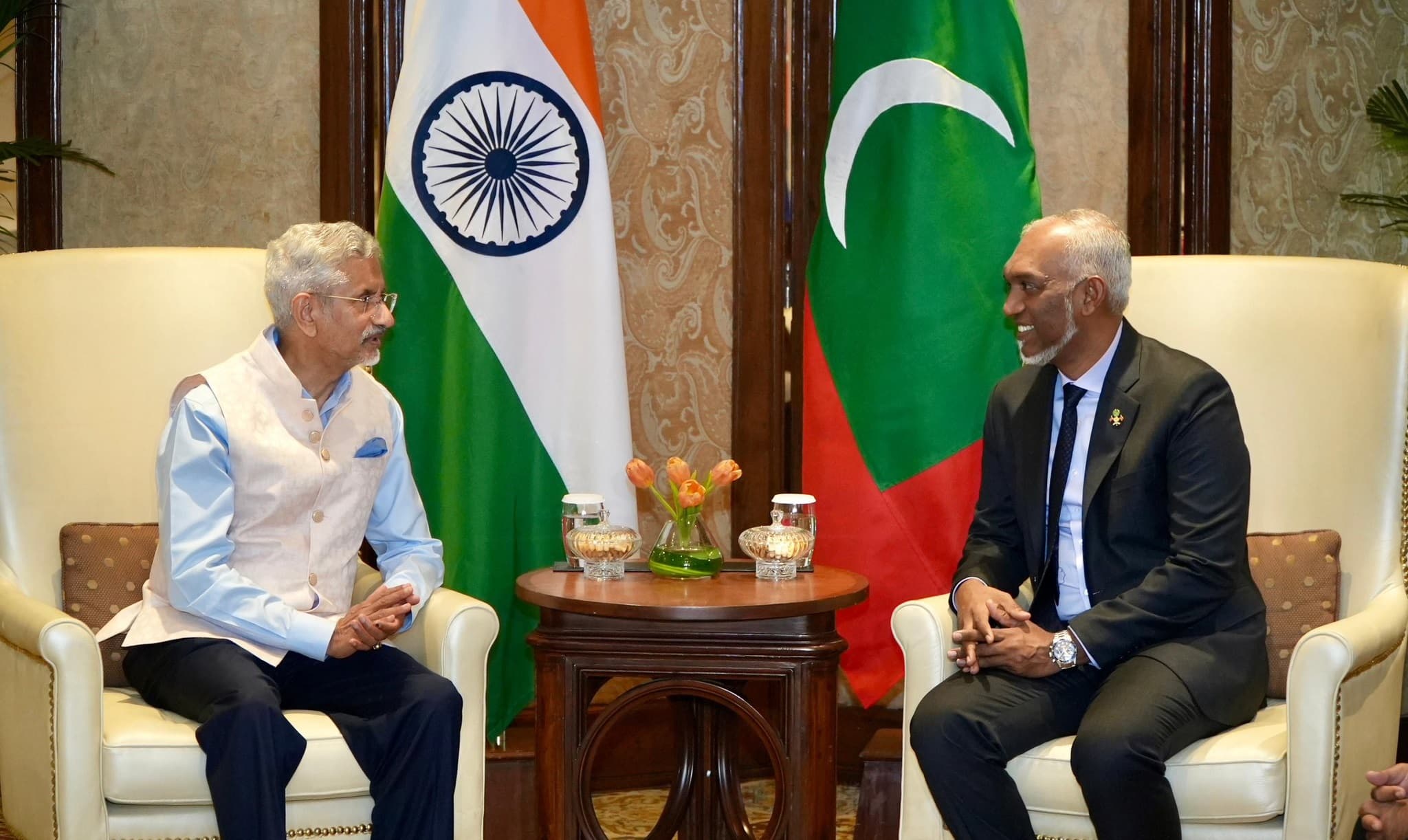 Jaishankar meets Maldives President Muizzu, says looking forward to working together closely