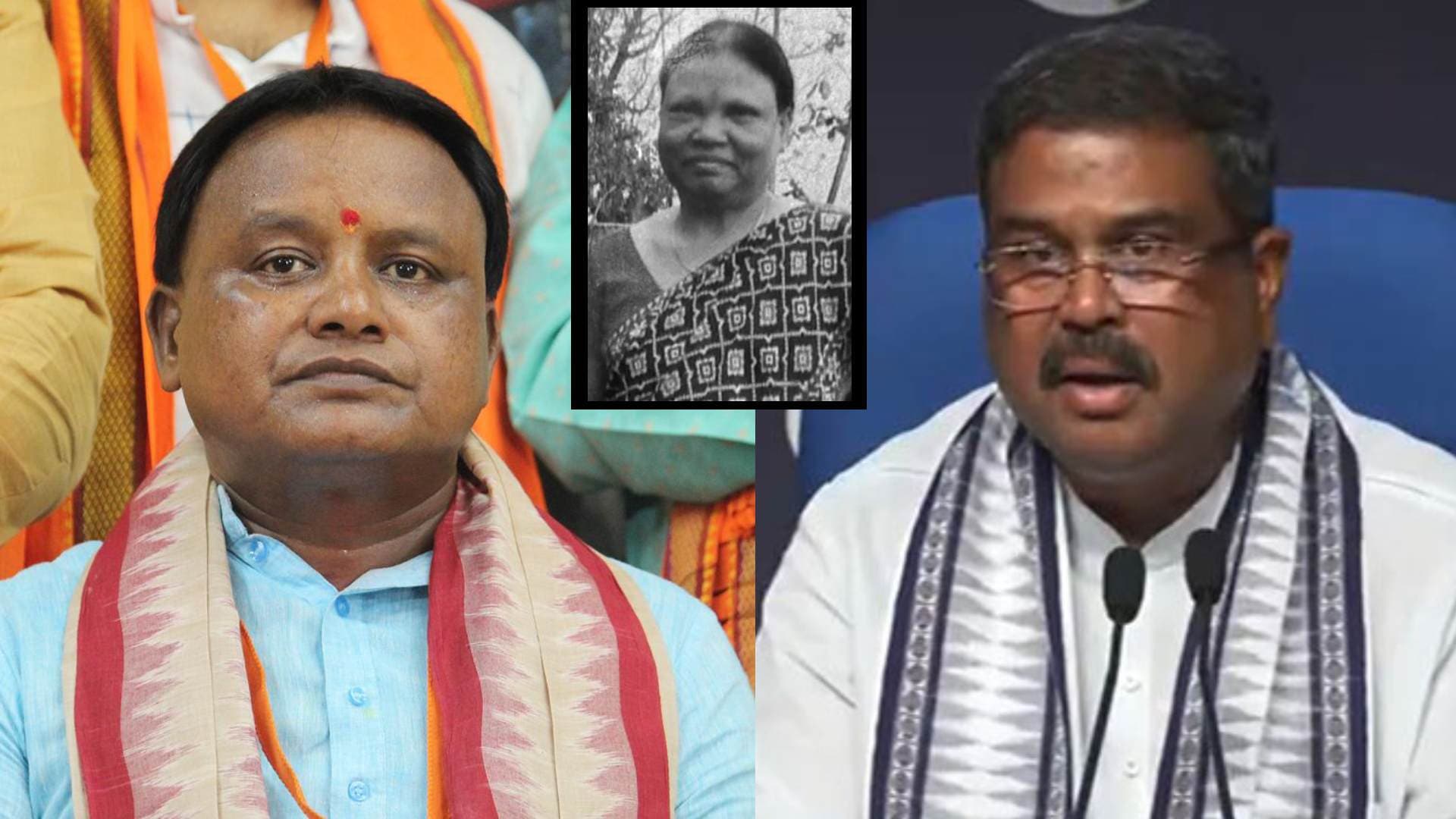Jhingia Oram Demise: CM Majhi, Union Minister Pradhan Attend 10th Day Rituals In Kendudihi