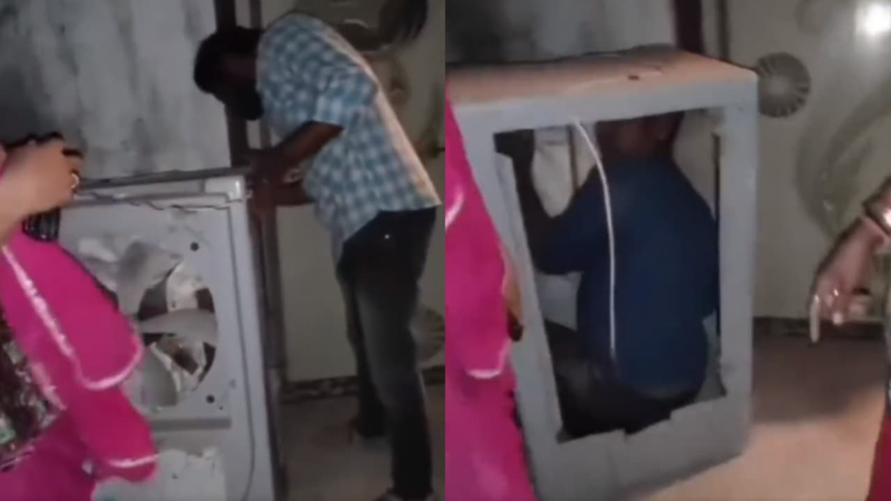 Watch: Man Hiding Inside Cooler To Hide From Gf's Parents Caught Red-Handed; Video Goes Viral