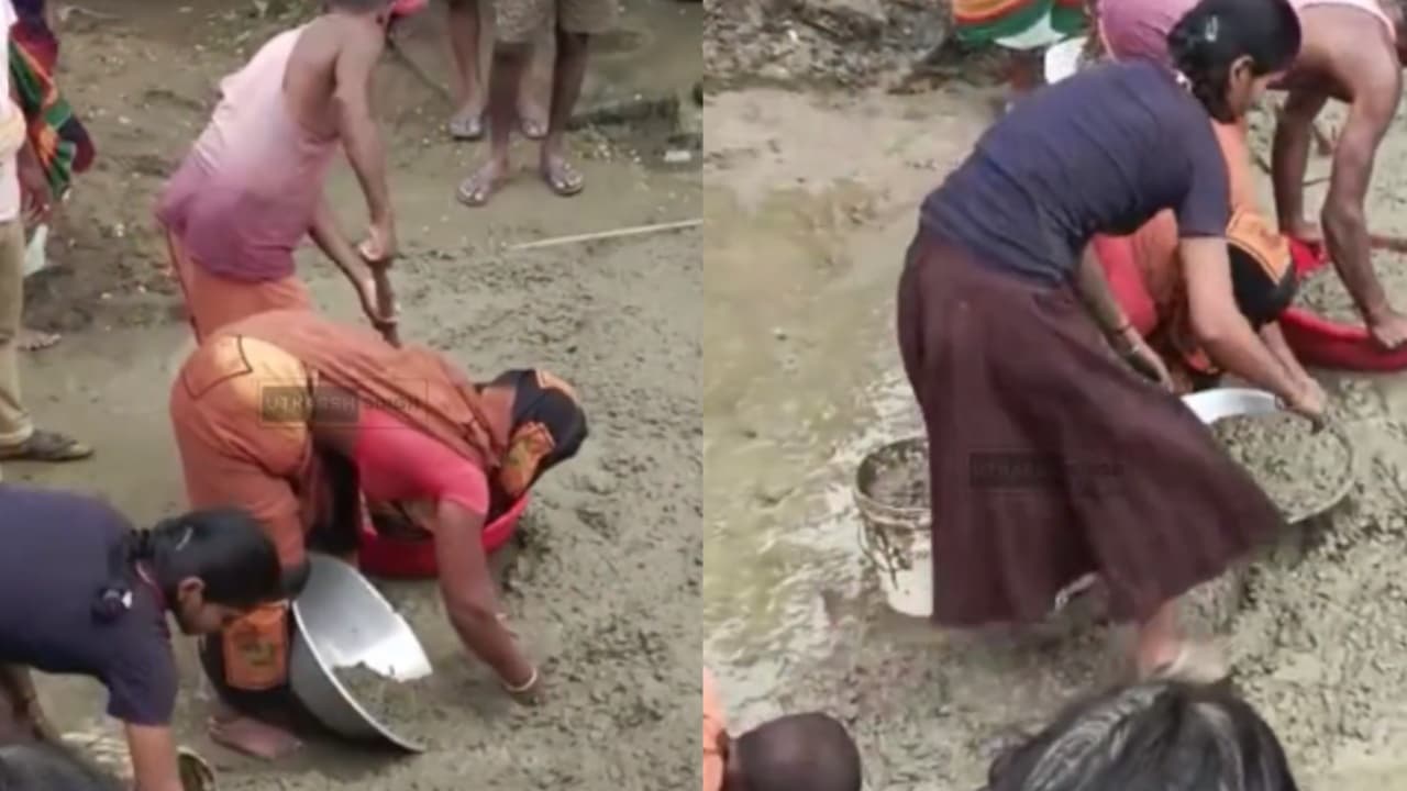 Watch: Villagers Steal Under Construction Road In Bihar! Video Goes Viral