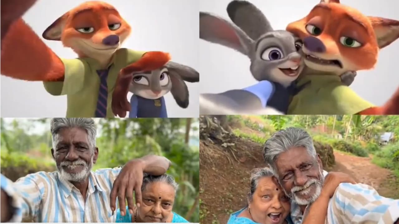 Watch: Elderly Couple's Adorable 'Zootopia' Selfie Trend Recreation Goes Viral