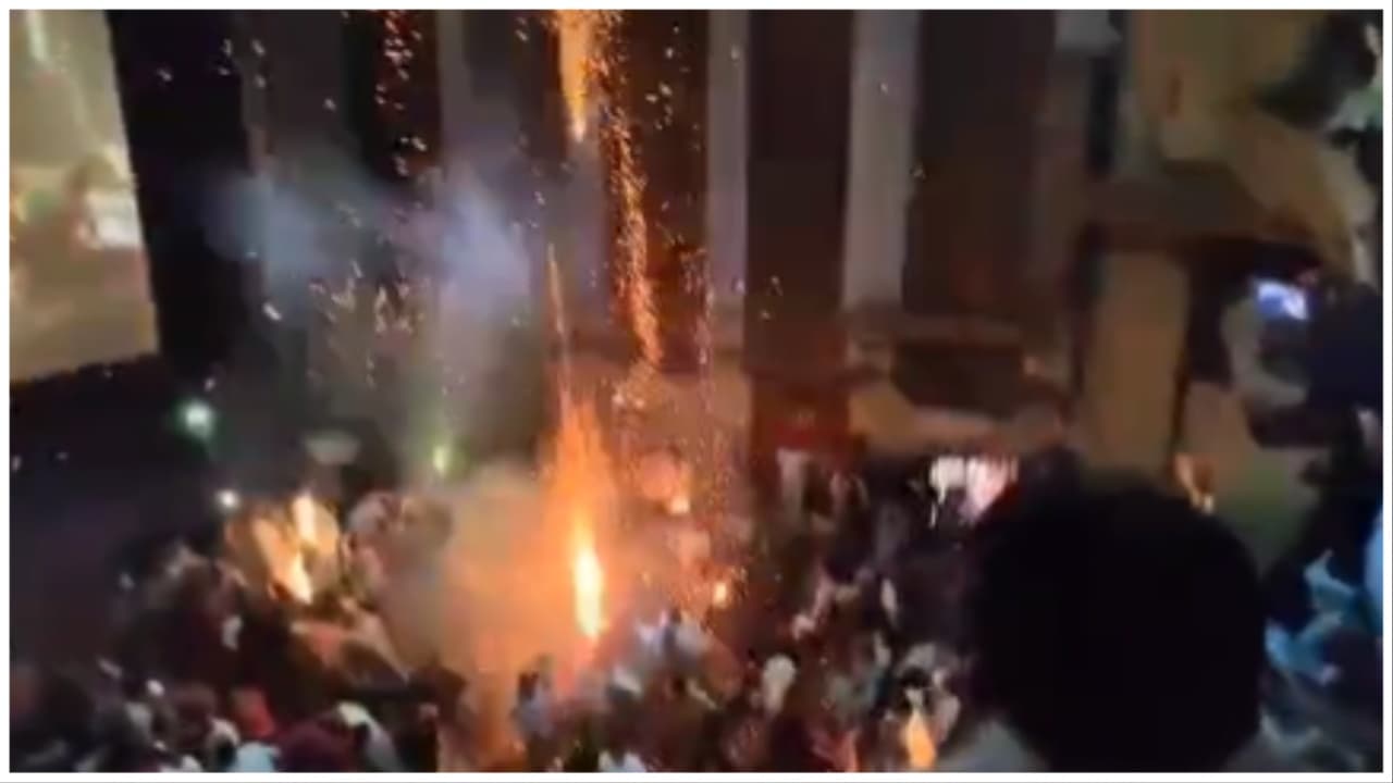 Tiger-3 Fans Burst Crackers In Theatres To Show Their Excitement; Watch Video