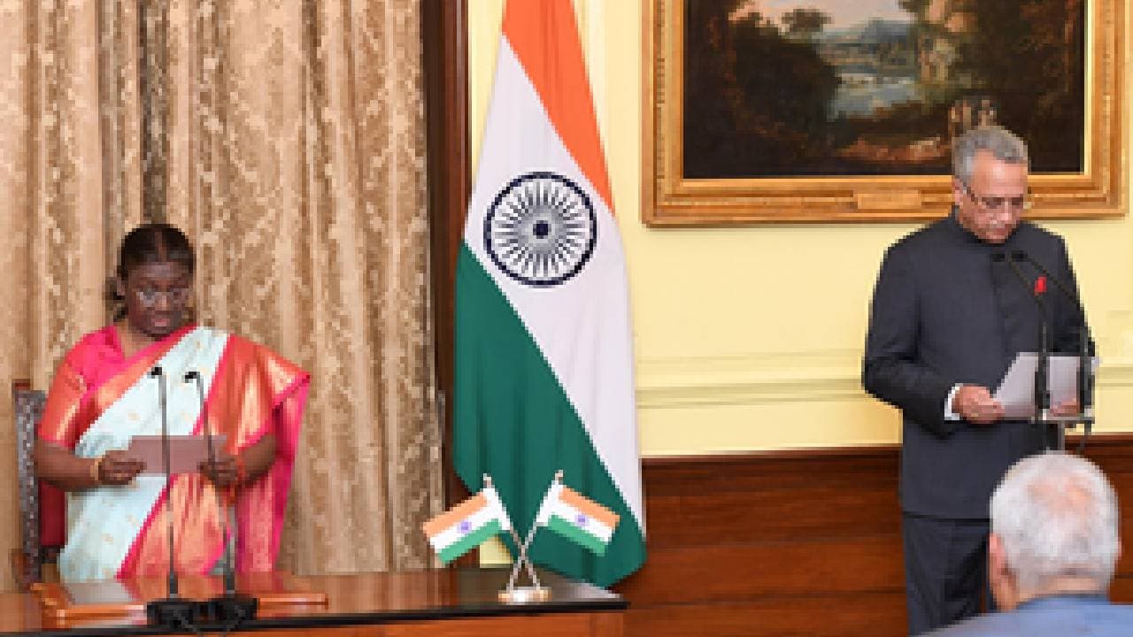 President Swears In Former SC Judge Justice A.M. Khanwilkar As Chairperson, Lokpal