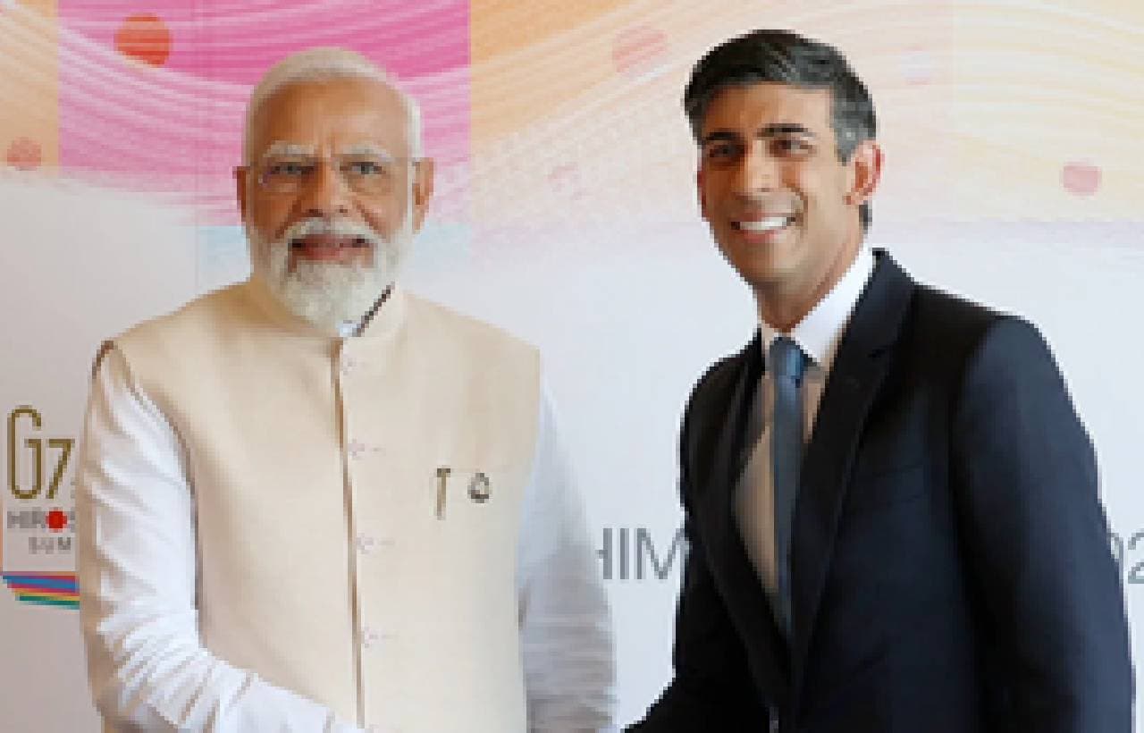 PMs Modi, Sunak agree to work for early conclusion of FTA
