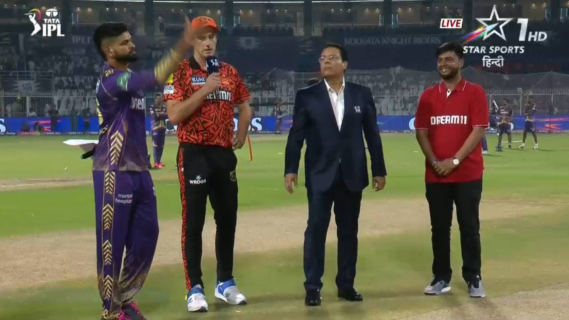 SRH Skipper Pat Cummins Wins Toss, Elects To Bowl First Against KKR In IPL 2024