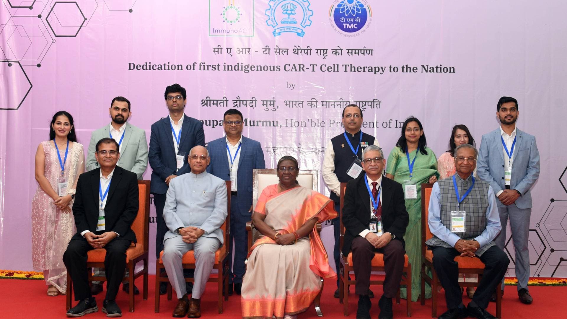 President Murmu Launches India's First Home-Grown Gene Therapy For Cancer