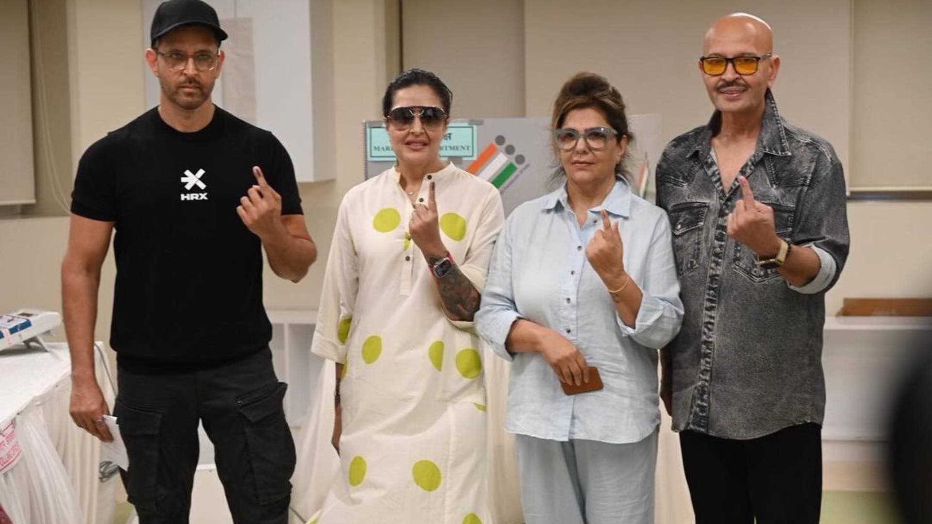 "Study The Candidates Before You Vote," Says Hrithik Roshan After Casting His Vote