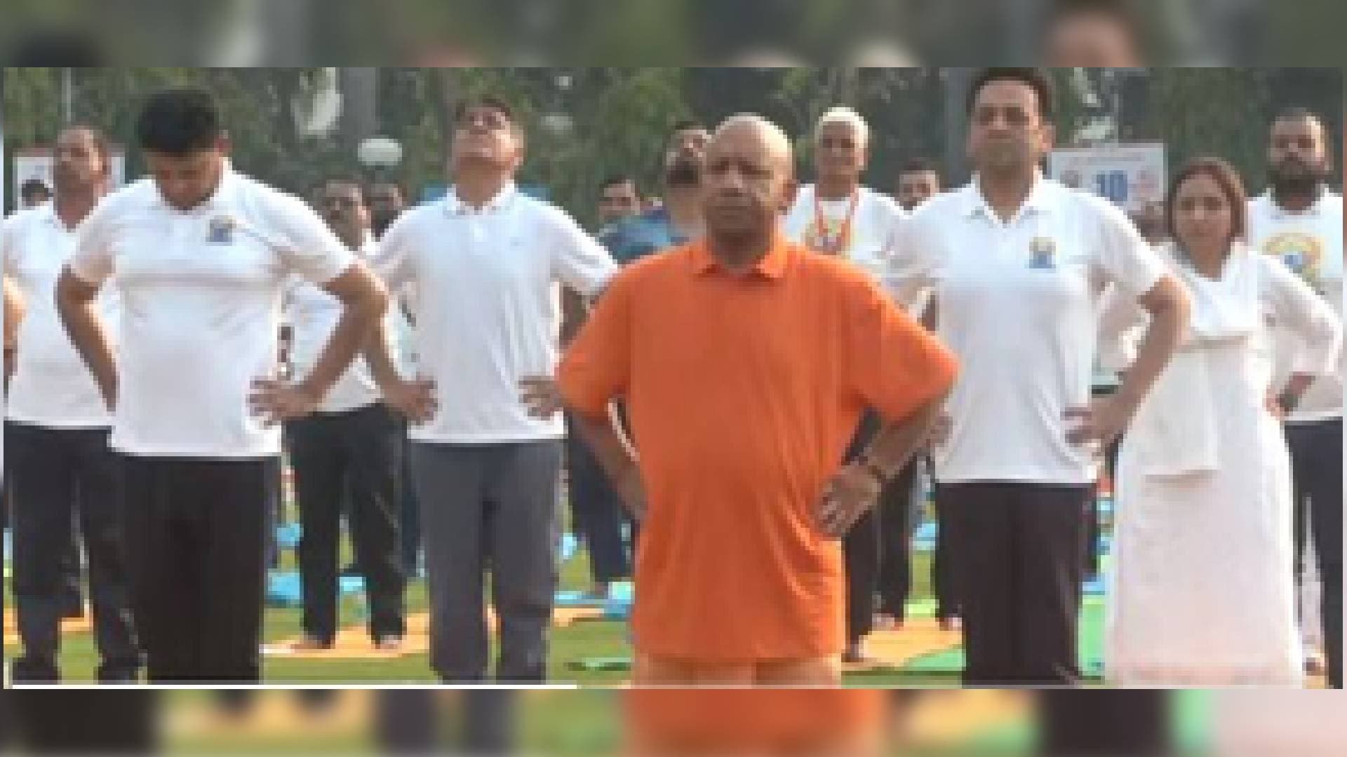 Yogi Adityanath Leads Yoga Day Celebrations In Lucknow