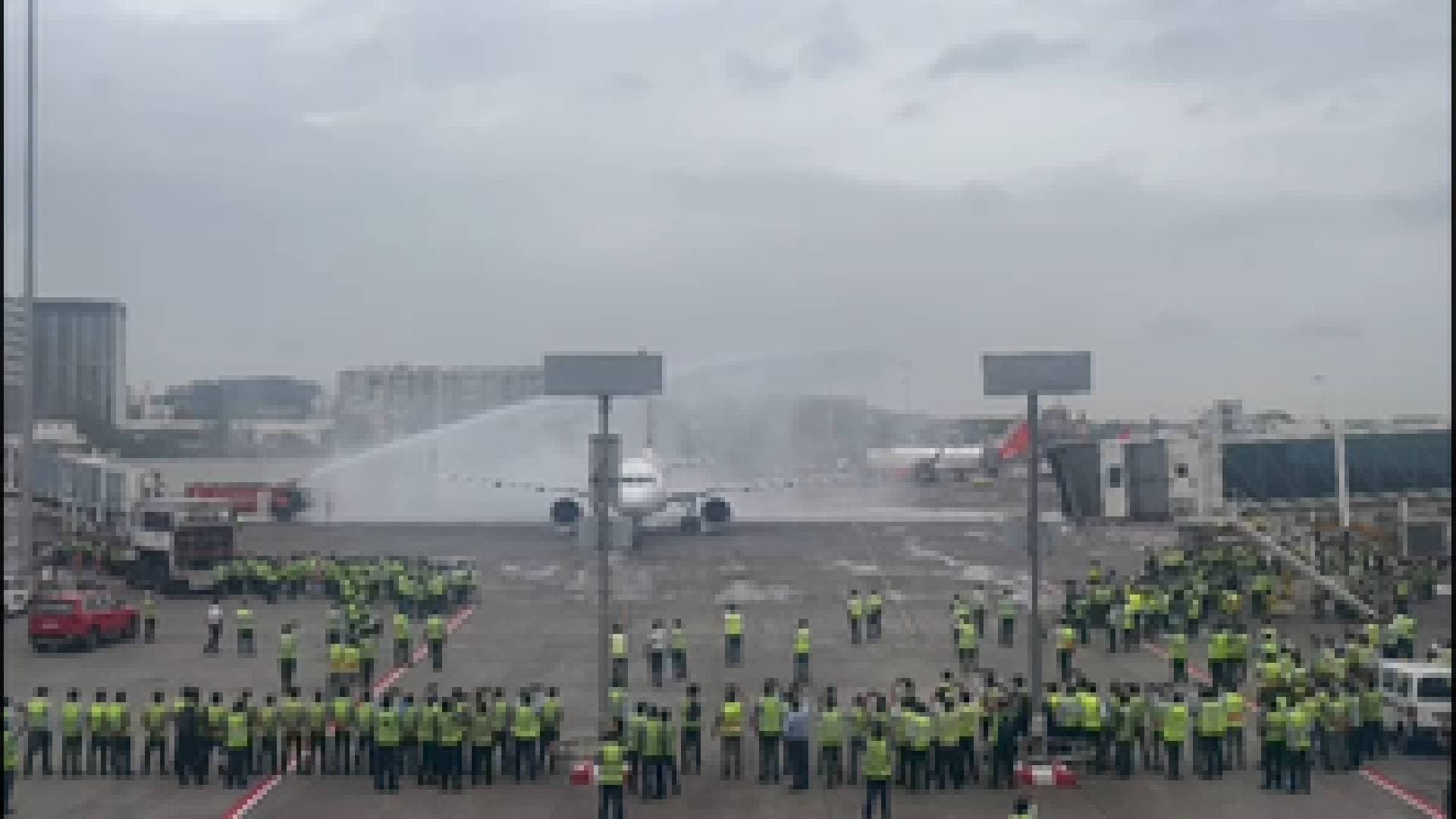 Team Accorded 'Water Salute', Mumbai Chants ‘India Ka Raja Rohit Sharma’ As Champions Return