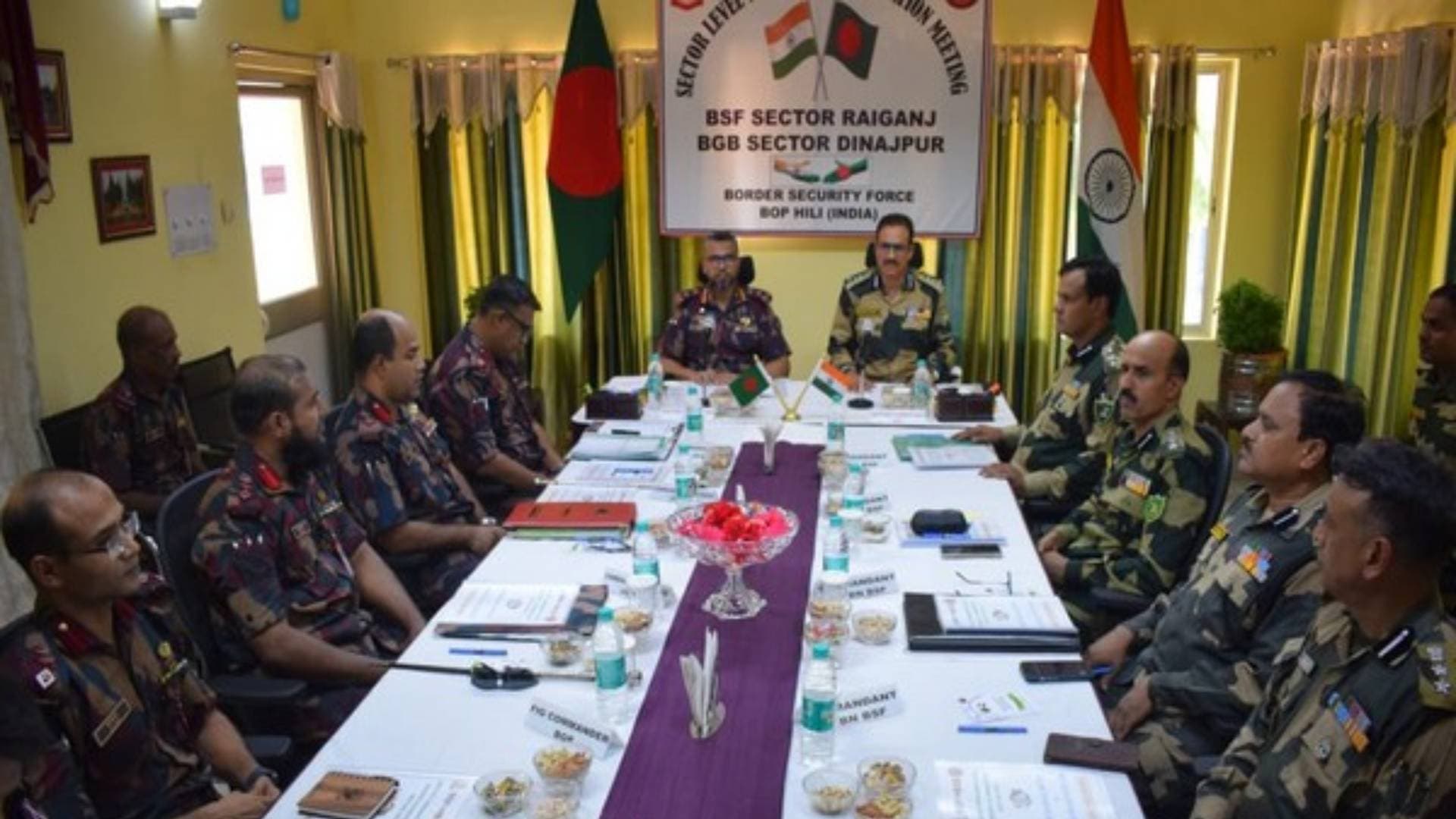 India-Bangladesh Border Forces Agree For Combined Efforts To Bring Down Assault Incidents On BSF