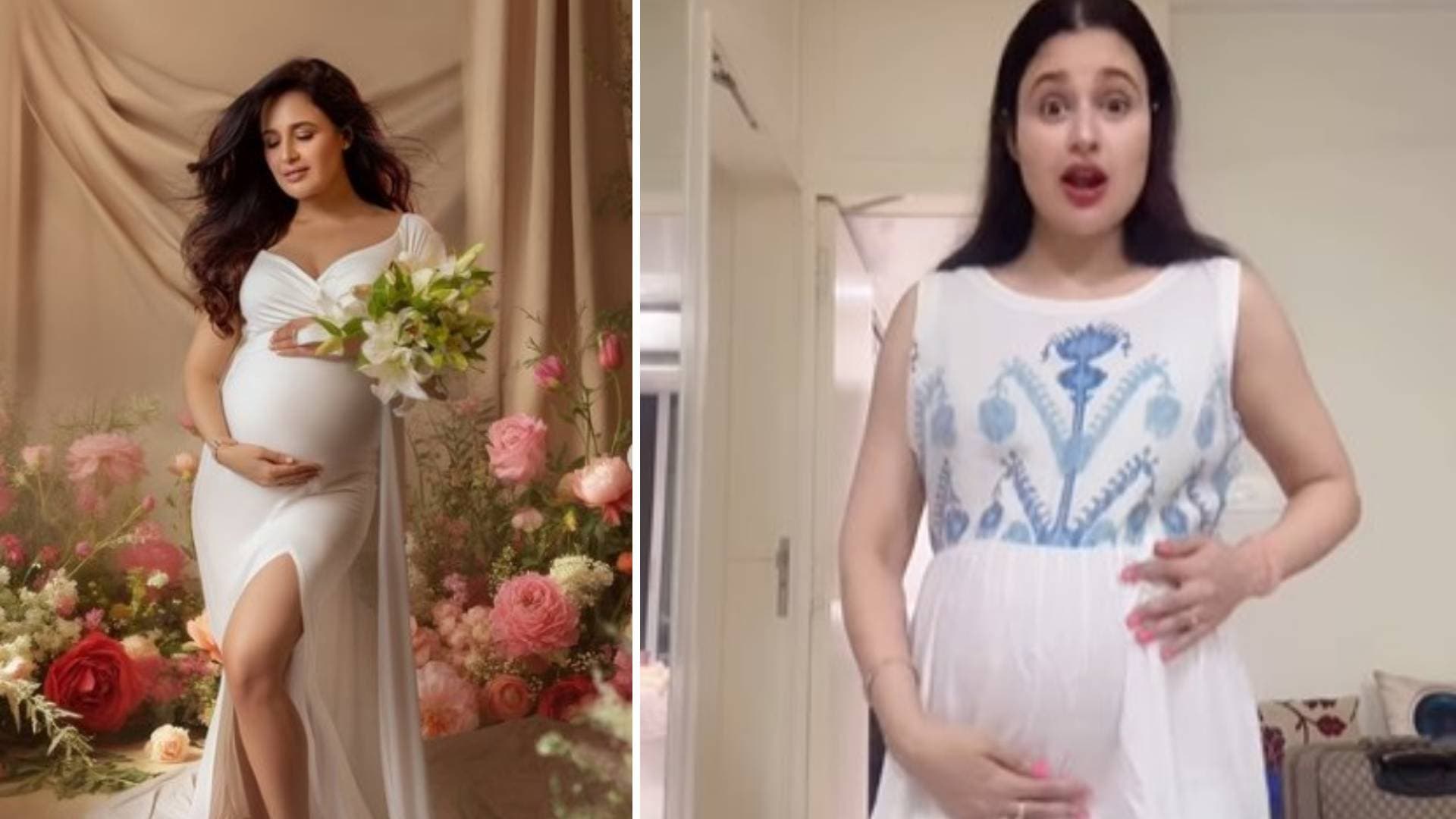 Yuvika Chaudhary Drops Classy Pictures From Her Maternity Photoshoot