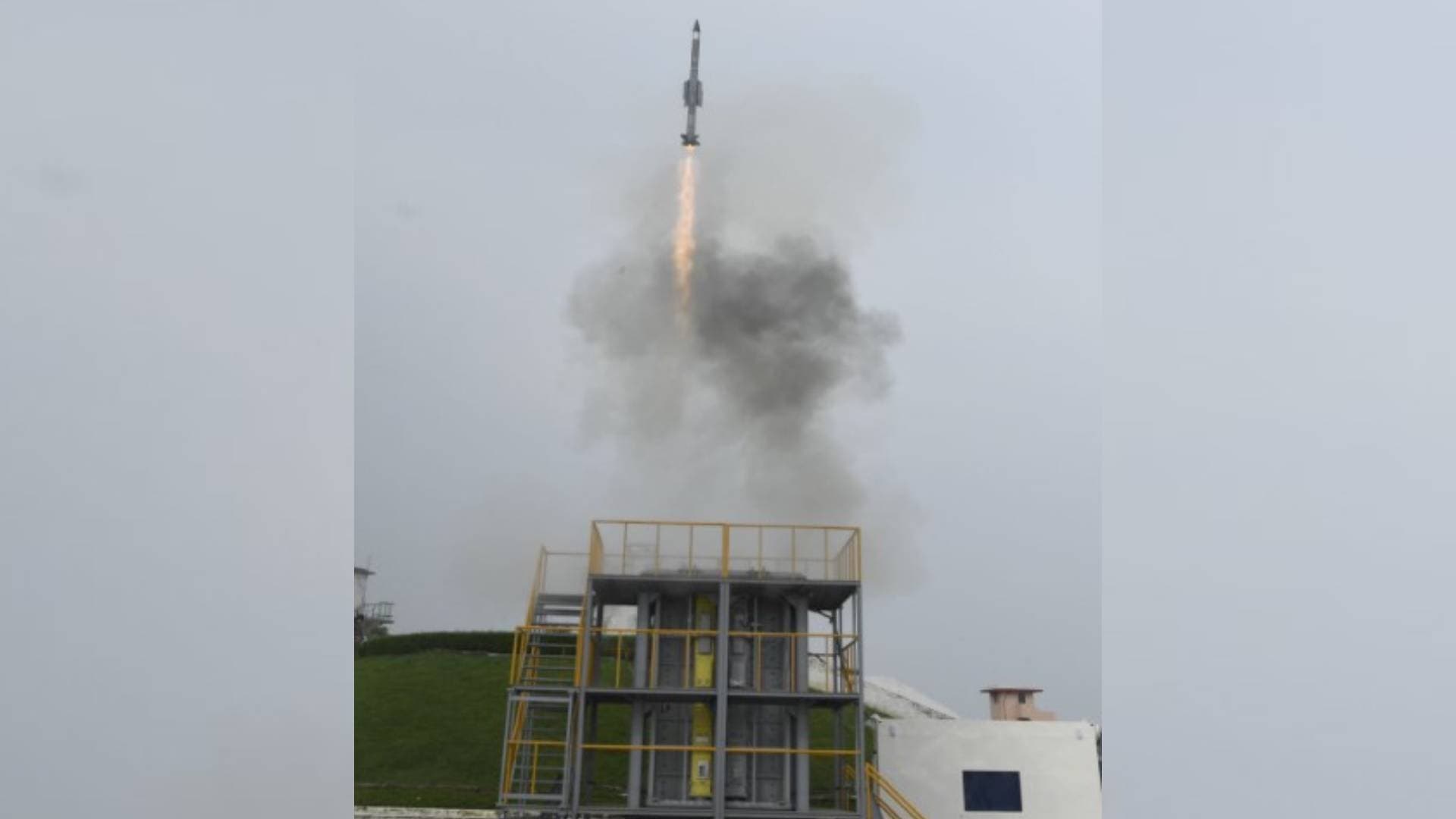 DRDO, Navy Flight Test Vertical Launch Short Range Surface-To-Air Missile Off Odisha Coast