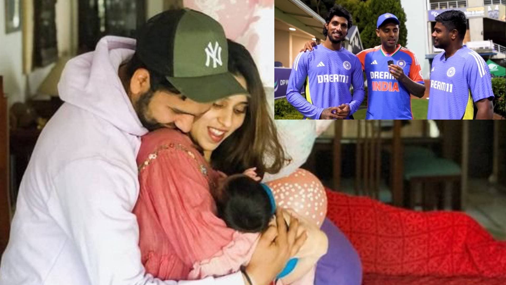 Suryakumar, Sanju, Tilak Congratulate Rohit On New Addition To 'Rohit Sharma' Family