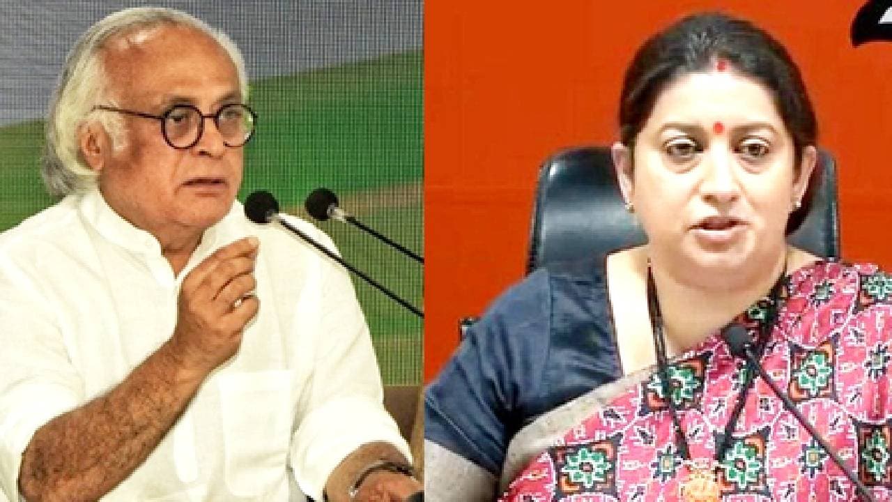 Smriti Slams 'Courtier' Jairam For 'Distorting' Facts About Centre's Women's Welfare Efforts