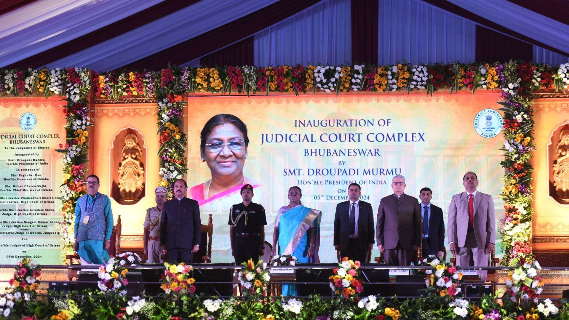 President Murmu Inaugurates New Judicial Court Complex In Bhubaneswar