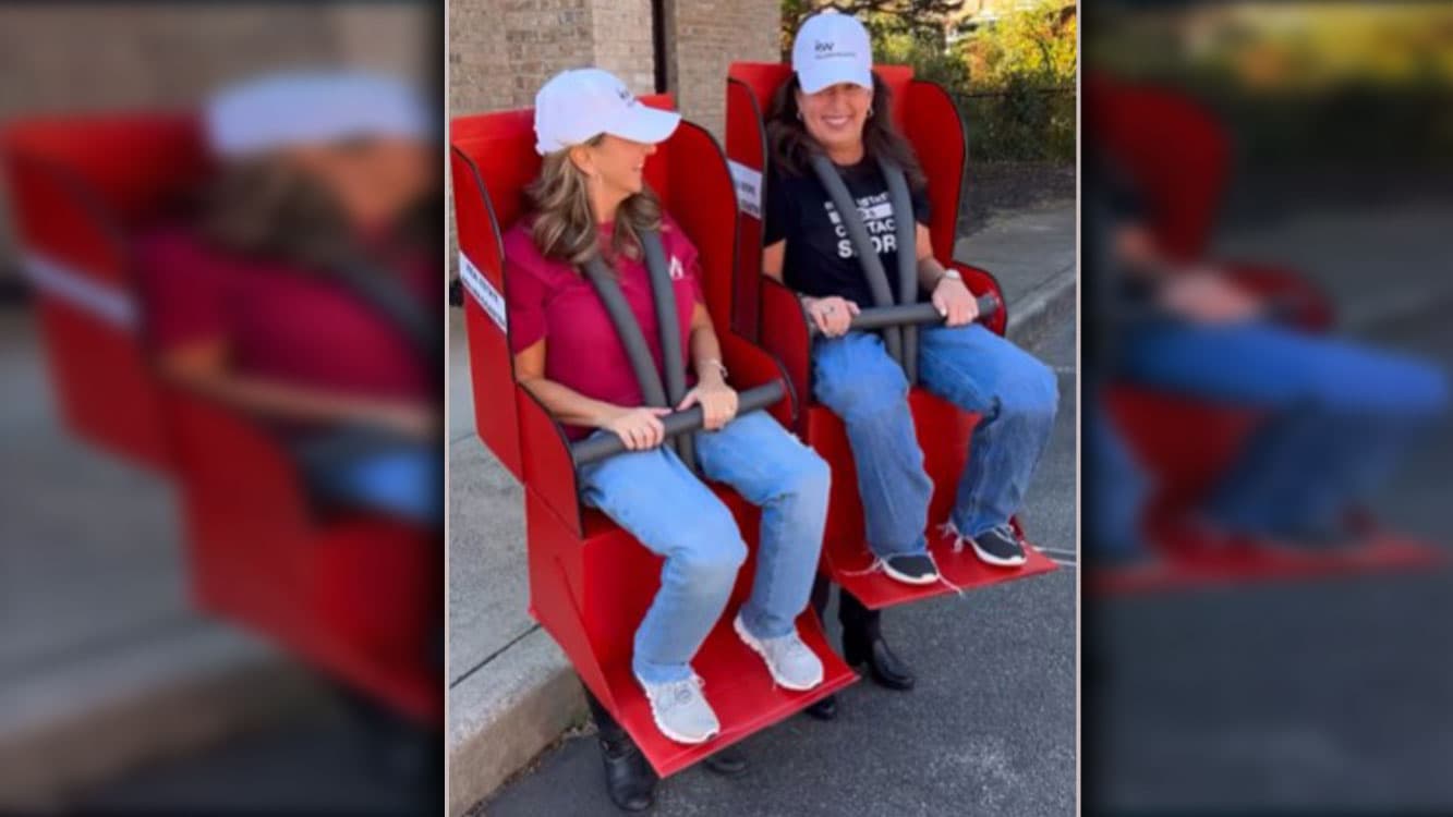 Halloween Horror By Sisters Dressed As Roller Coasters