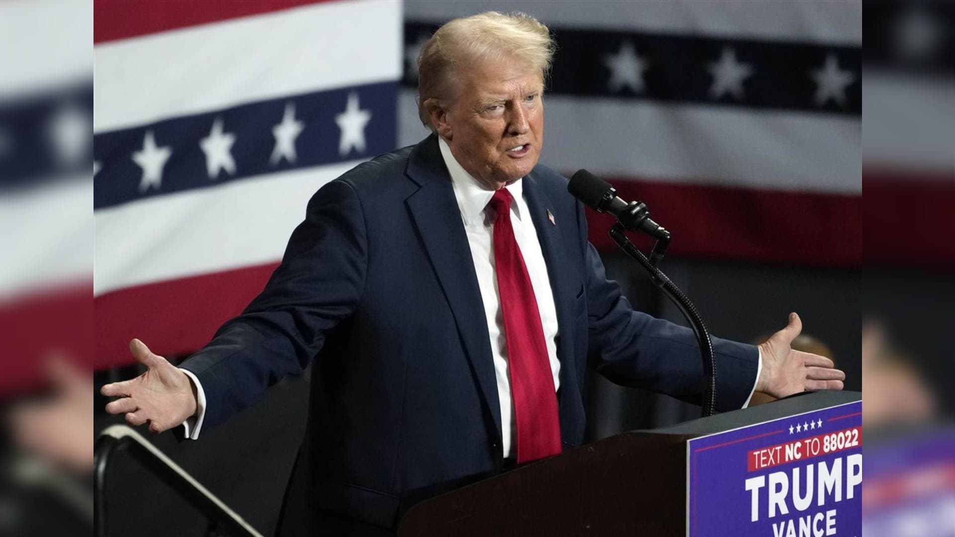 Trump Calls Harris 'Left Lunatic' At Campaign Rally