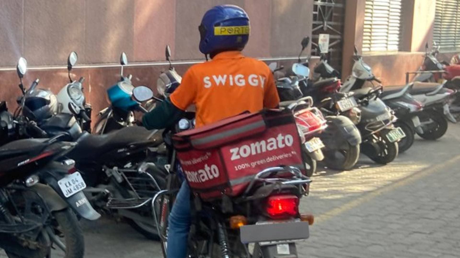 Swiggy T-shirt, Zomato Bag, Porter Helmet, Bengaluru Delivery Agent's Unusual Work Attire Goes Viral