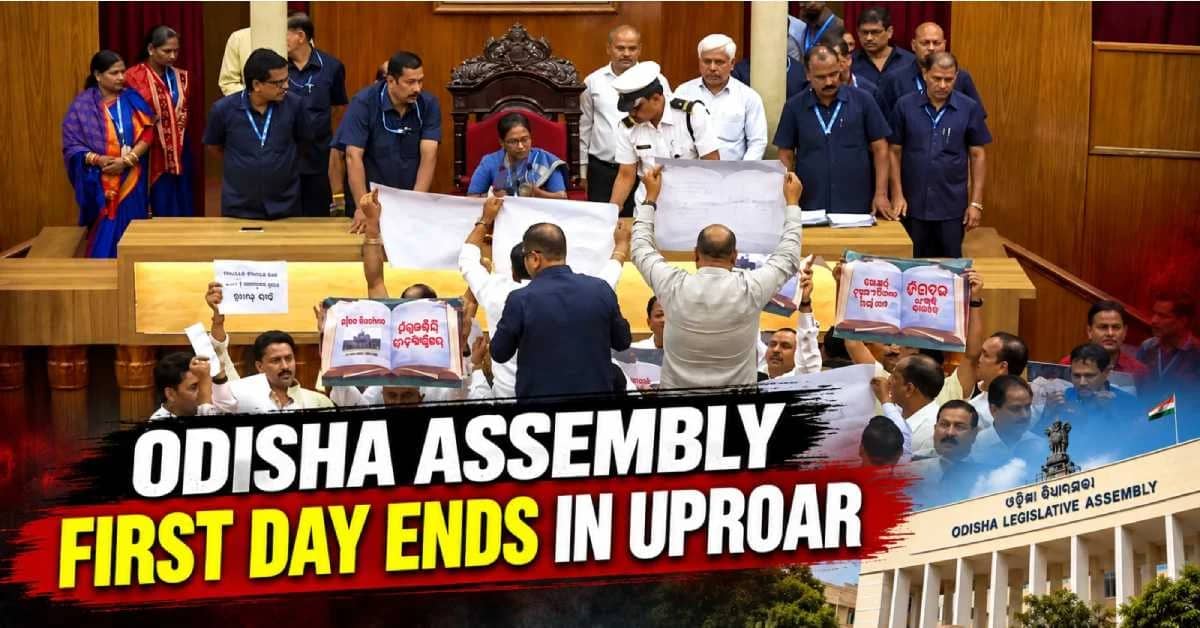 Odisha Assembly Adjourned For The Day Following Opposition’s Uproar